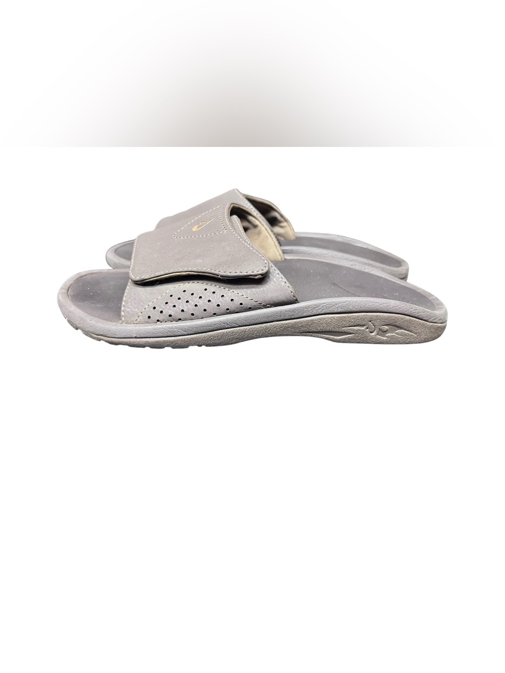 Olukai Nalu Men's Slide Sandals Dark Java Size 8 - Picture 2 of 6